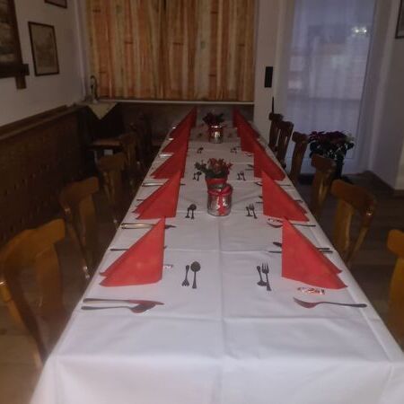 Festive table in the restaurant